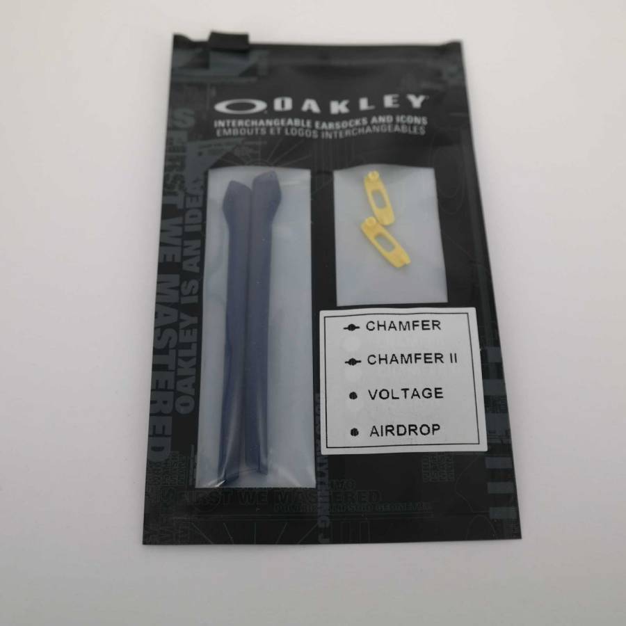 Oakley Chamfer / Chamfer 2.0 Earsock & Icon Kit - Lemon Peel / Navy Szárgumi és Ikon-101-367-007