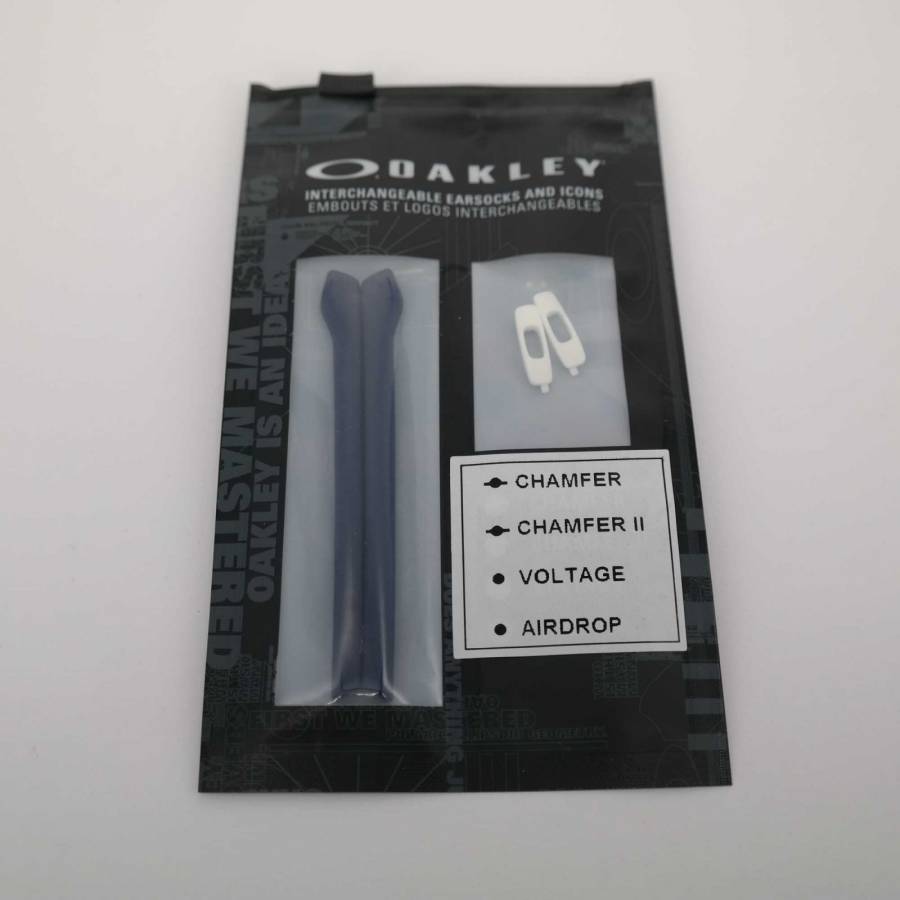 Oakley Chamfer / Chamfer 2.0 Earsock & Icon Kit - White / Navy Szárgumi és Ikon-101-367-010